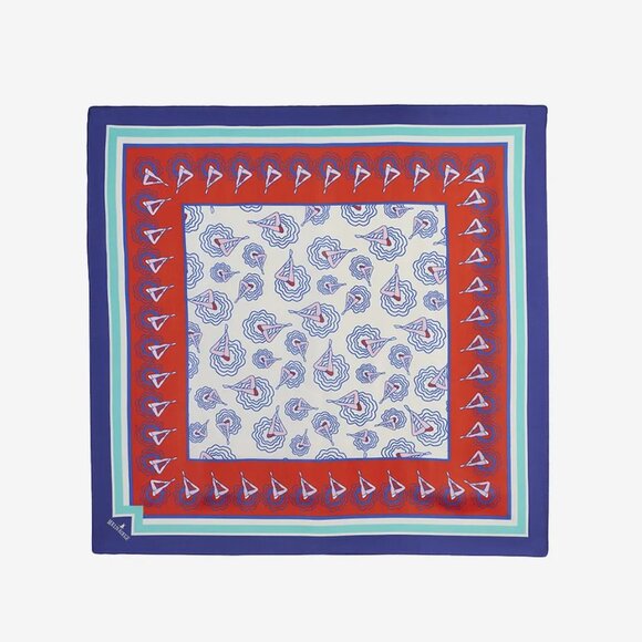 NIB Moulin Rouge Paris QUADRILLE SILK SCARF - Picture 1 of 8